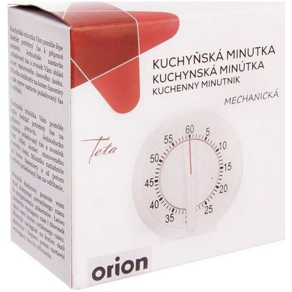 Minutnik Orion mechaniczny biały