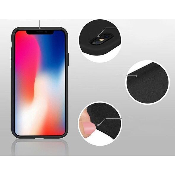 ETUI SILICONE CASE XIAOMI MI NIOTE 10 CZARNY standard