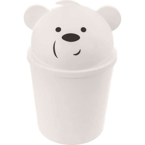 Kosz na śmieci Orion uchylny 1.5L biały (6143-uniw)