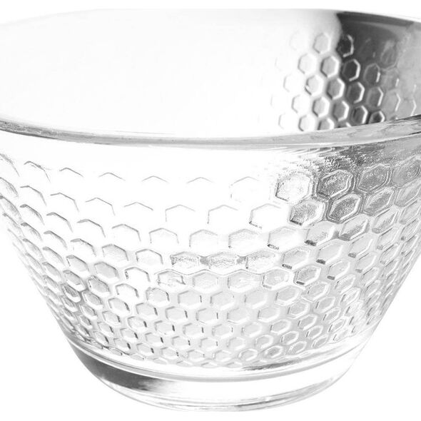 Excellent Houseware Miska szklana salaterka miseczka okrągła zestaw misek szklanych salaterek 3 szt. 300 ml