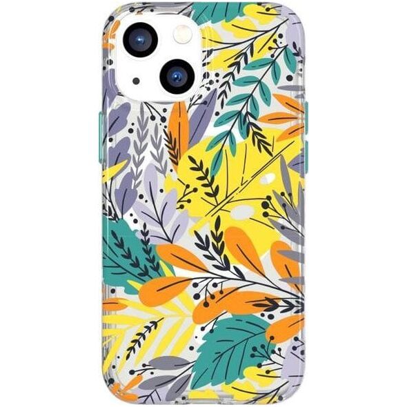 Tech 21 TECH21 ETUI T21-9320 EVO ART MAGSAFE IPHONE 13 GREEN LEAF