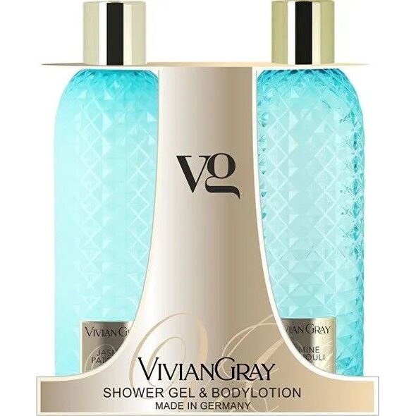 Newcos VIVIAN GRAY Jasmine: żel pod prysznic i krem do ciała, 2 x 300ml