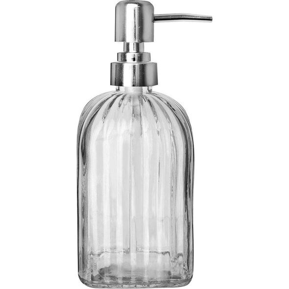 Dozownik do mydła Orion Pojemnik szklany do mydła lub płynu do naczyń dozownik na mydło płyn 550 ml