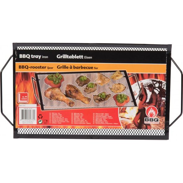 Edco Regał do grillowania 40 x 22 cm czarny