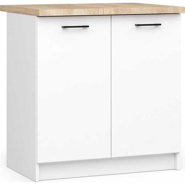 Fabryka Mebli Akord Szafka kuchenna Oliwia S 80cm 2D biała
