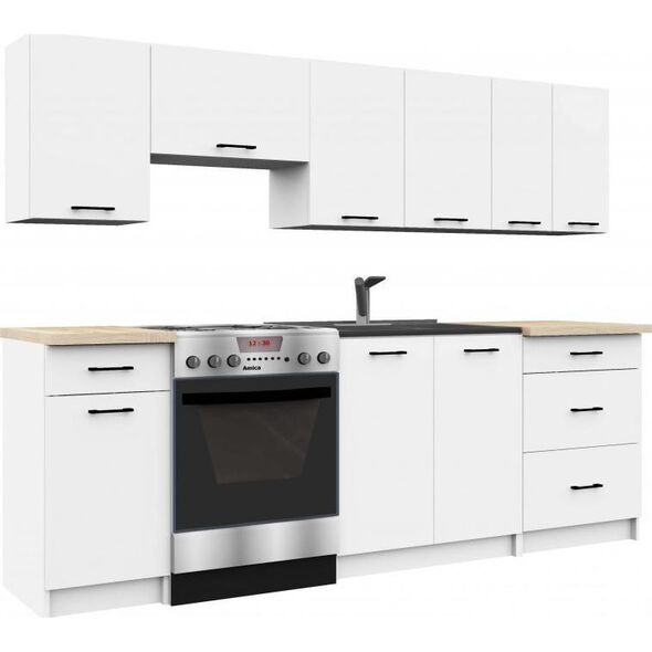 Fabryka Mebli Akord SZAFKA KUCHENNA OLIWIA S 60cm 3S BIAŁA