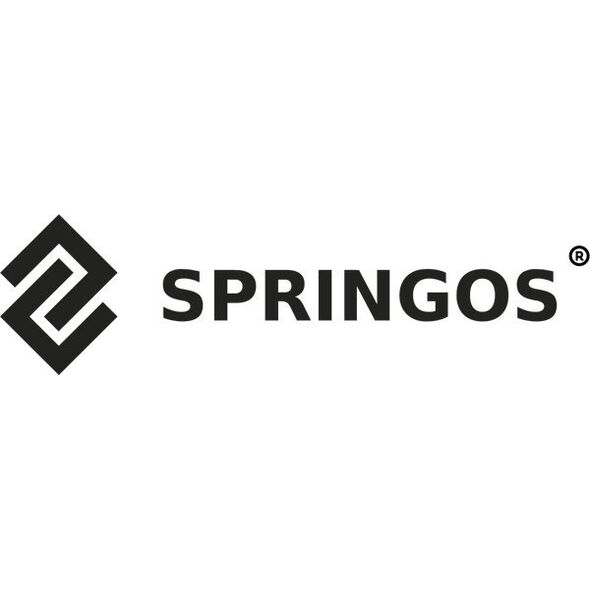 Springos Wieszak łazienkowy ścienny z 5 haczykami do przedpokoju, kuchni aluminiowy czarny UNIWERSALNY