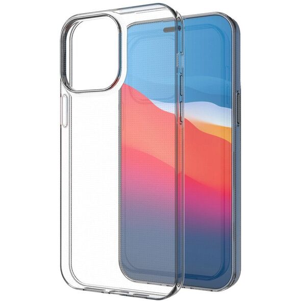 Żelowy pokrowiec etui do iPhone 14 Pro Max Ultra Clear 0.5mm - przezroczysty HURTEL