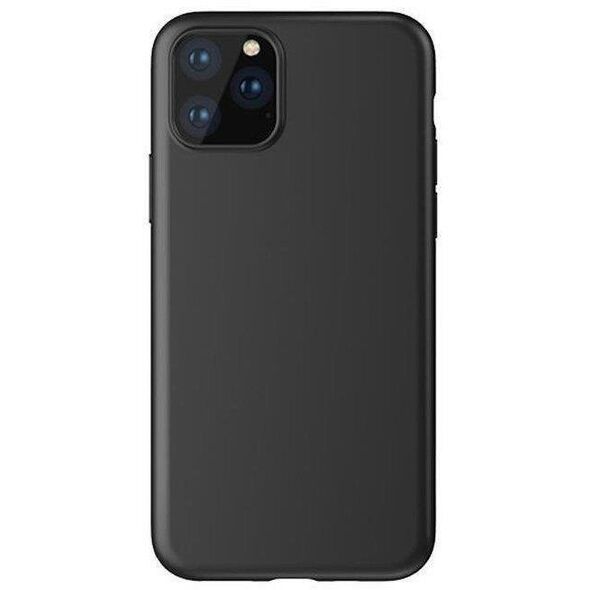 Żelowe elastyczne etui pokrowiec do iPhone 14 Pro Max Soft Case - czarny HURTEL