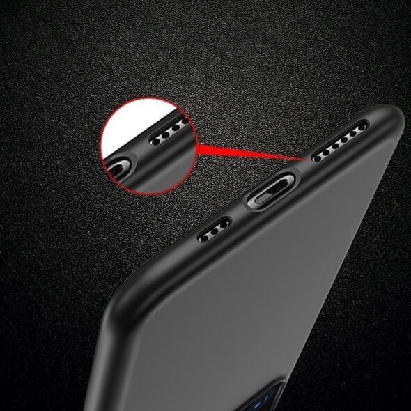 Żelowe elastyczne etui pokrowiec do iPhone 14 Pro Max Soft Case - czarny HURTEL