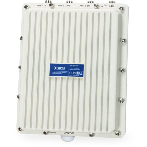 PLANET IP67 Wi-Fi 6 802.11ax, Dual 2400 Mbit/s Aluminium Obsługa PoE