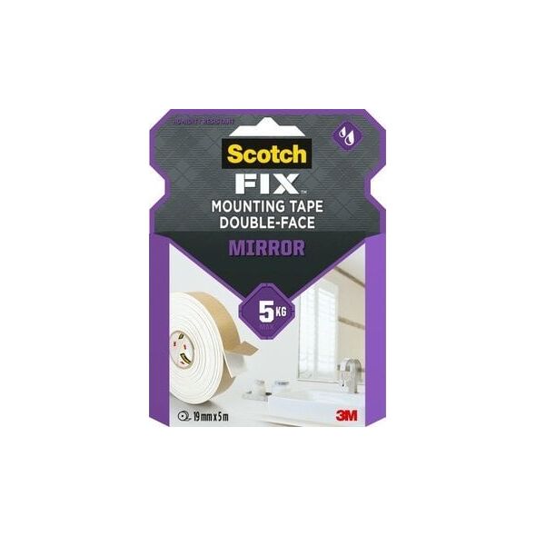 3M 3M Scotch Taśma Montażowa Mirror Dwustronna Do Luster i Łazienki 5m...