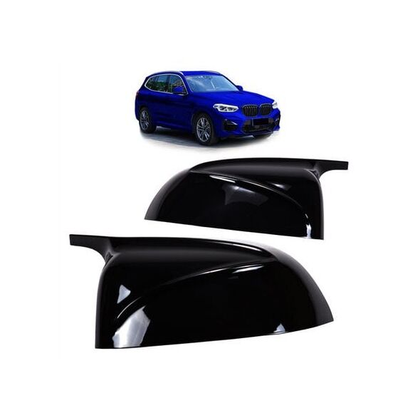 Zestaw osłon lusterek bocznych Gloss Black BMW X3 G01 X4 G02 X5 G05 X6 G06 X7 G07 2017-2020
