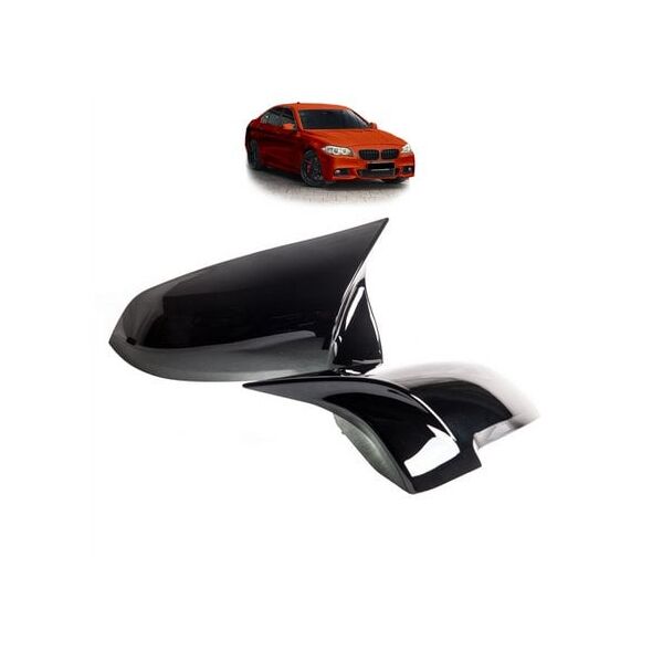 Zestaw osłon lusterek bocznych Gloss Black BMW 5 F10 5 F07 5 F11 F13 F12 F06 7 F01 F02 F03 F04 Facelift 2014-2017