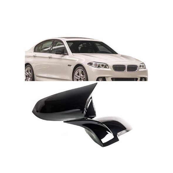 Zestaw osłon lusterek bocznych Gloss Black BMW 5 F10 5 F07 5 F11 F13 F12 F06 7 F01 F02 F03 F04 Facelift 2014-2017