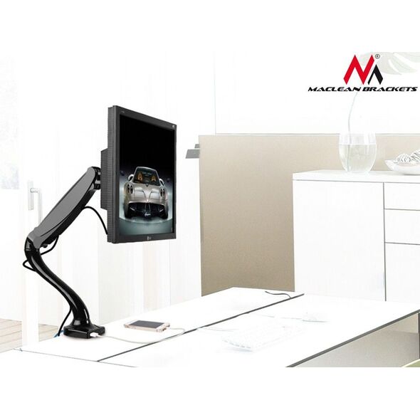 Maclean Uchwyt biurkowy na monitor 13" - 27" (MC-673)