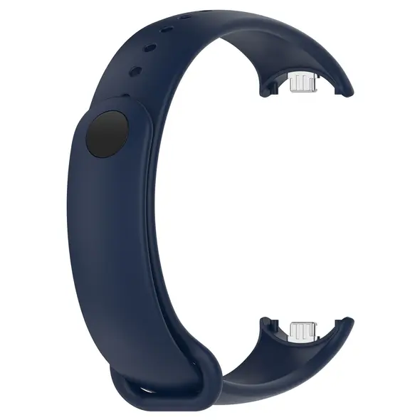 Silikonowy pasek Bizon Strap Watch Silicone do Xiaomi Smart Band 9 / 9 NFC / 8 granatowy