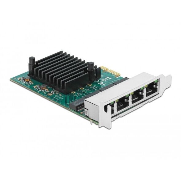Delock DELOCK PCI Express x1 Karte 4 x RJ45 Gigabit LAN RTL8111