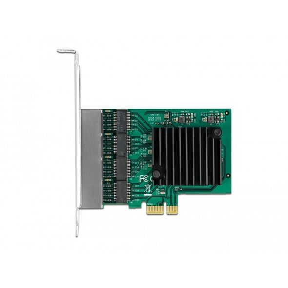 Delock DELOCK PCI Express x1 Karte 4 x RJ45 Gigabit LAN RTL8111