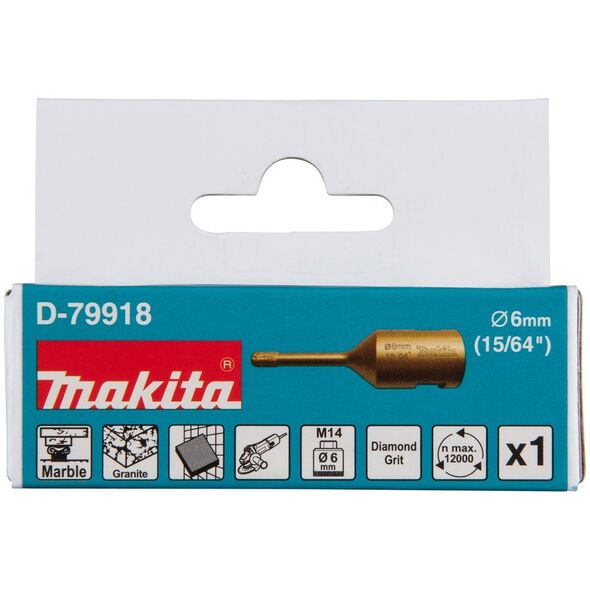 Diamond core bit MAKITA M14 6mm