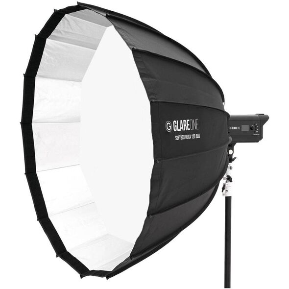GlareOne Softbox Hexa 120 PRO σετ διαχυτών