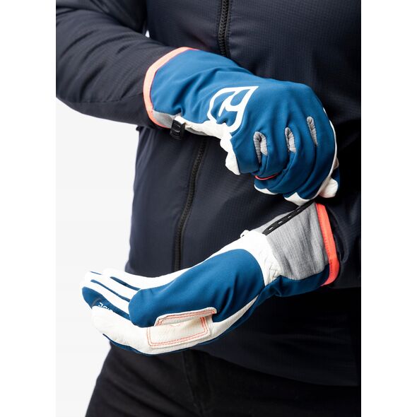 Rękawice skiturowe damskie Ortovox Tour Glove - petrol blue rozmiar: s
