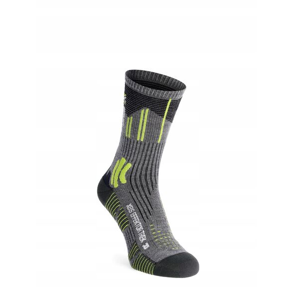 Skarpety trekkingowe X-Socks Effektor Trekking - grey melange/effektor green
