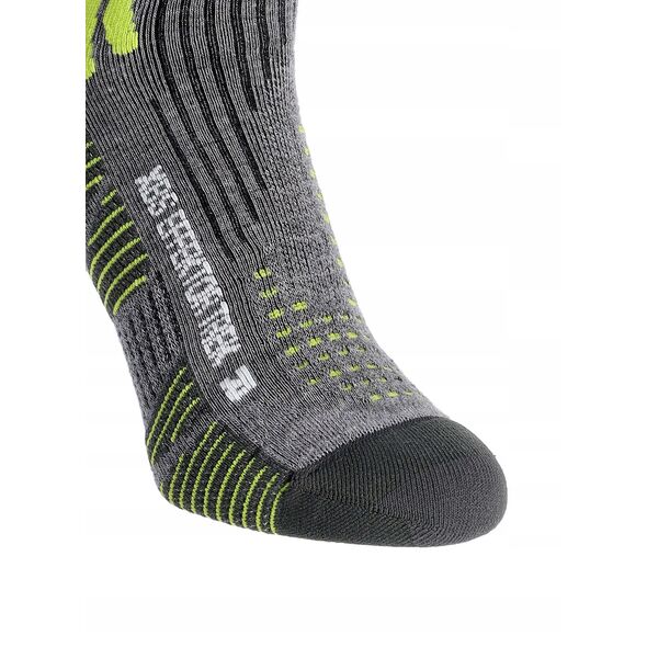 Skarpety trekkingowe X-Socks Effektor Trekking - grey melange/effektor green