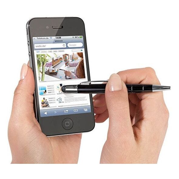 WEDO Touchpen Mini KS und Eingabestift schwarz