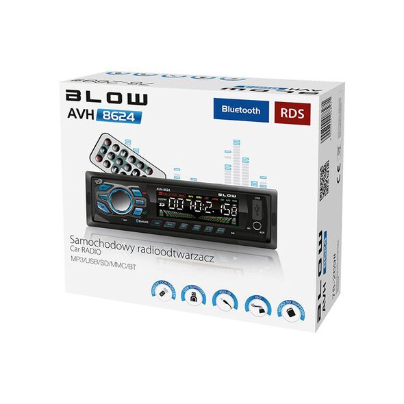 BLOW Ραδιόφωνο Αυτοκινήτου BLOW AVH-8624 έως 12 άτοκες Δόσεις