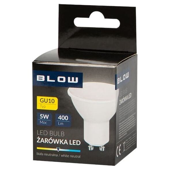 Blow 87-407# Żarówka led  gu10 5w 230v b.neutralna
