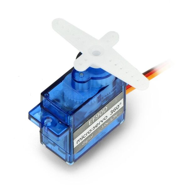 Servo EF90D 360 - micro - su ratu ir padanga