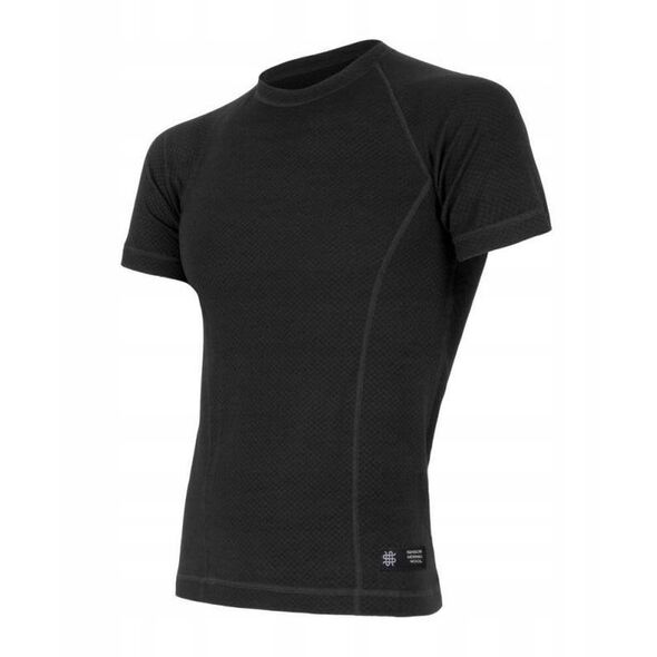 Koszulka termoaktywna Sensor Merino DF Tee S/S - black rozmiar: xl