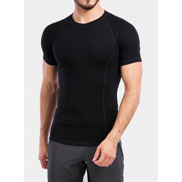 Koszulka termoaktywna Sensor Merino DF Tee S/S - black rozmiar: xl