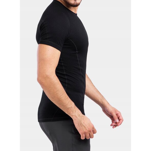 Koszulka termoaktywna Sensor Merino DF Tee S/S - black rozmiar: xl