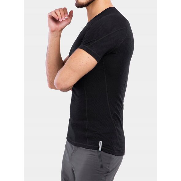 Koszulka termoaktywna Sensor Merino DF Tee S/S - black rozmiar: xl