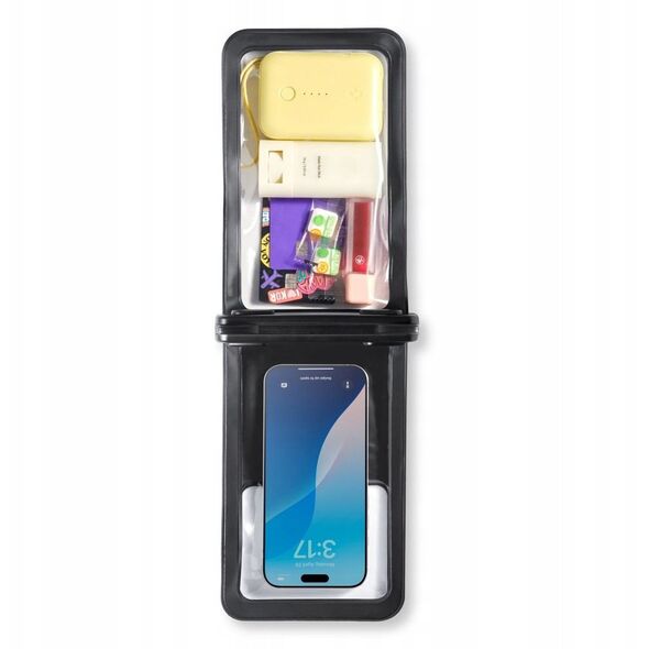 Spigen A603 Universal Waterproof Case - Etui wodoodporne do smartfonów do 6.9" (Black)