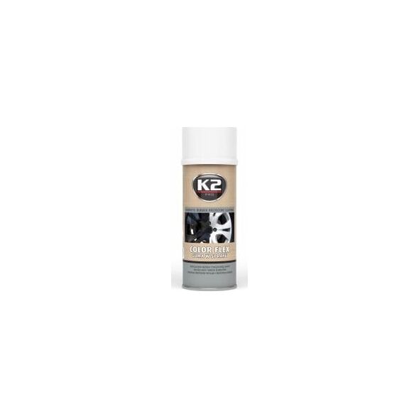 K2 K2-COLOR FLEX GUMA BIALY 400ML DO FELG