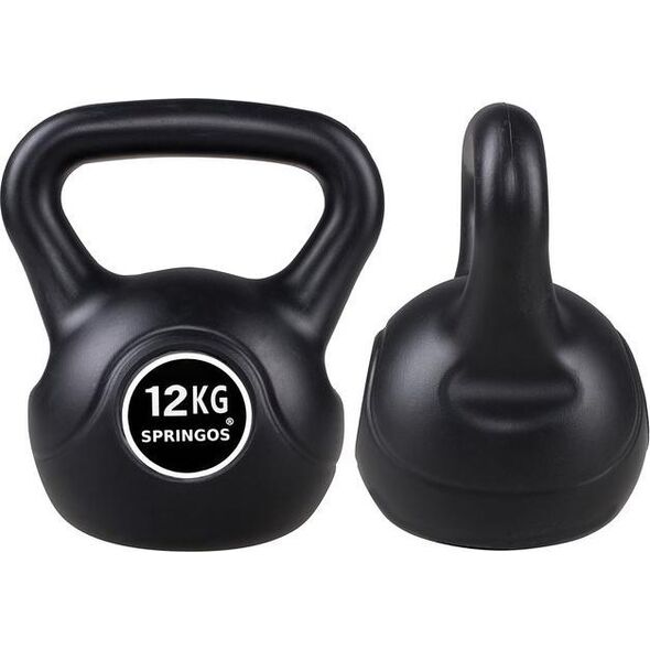 Kettlebell Springos FA1005 bitumiczny 12 kg