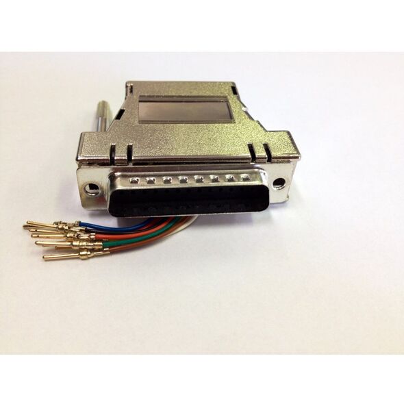Προσαρμογέας αρσενικό D-Sub 25-Pin DB25 σε RJ45 θηλυκό