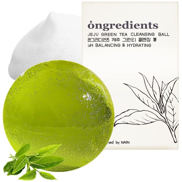 Ongredients Jeju Green Tea Cleansing Ball Żelowa kula do mycia twarzy i ciała 110g