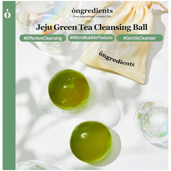 Ongredients Jeju Green Tea Cleansing Ball Żelowa kula do mycia twarzy i ciała 110g