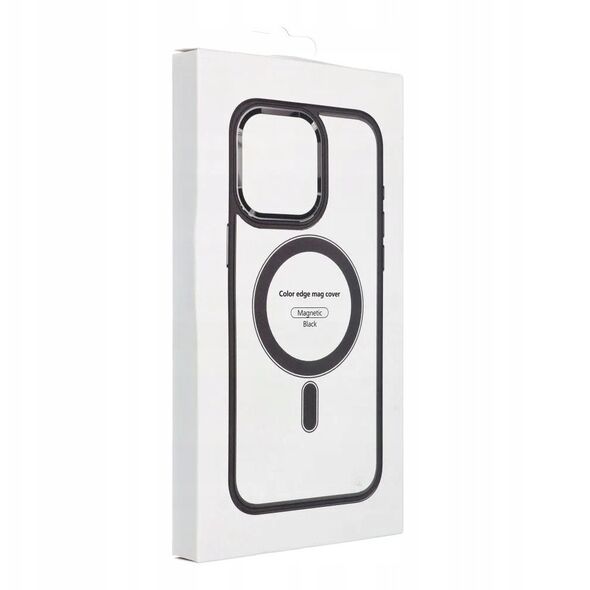 Futerał COLOR EDGE MAG COVER kompatybilny z MagSafe do IPHONE 16e (SE 4 2025) czarny