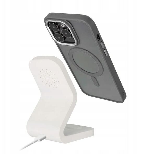 Futerał COLOR EDGE MAG COVER kompatybilny z MagSafe do IPHONE 16e (SE 4 2025) tytanowy szary
