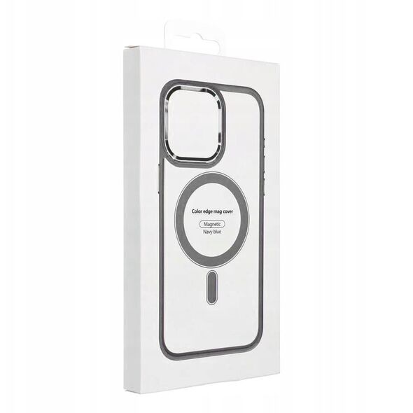 Futerał COLOR EDGE MAG COVER kompatybilny z MagSafe do IPHONE 16e (SE 4 2025) tytanowy szary