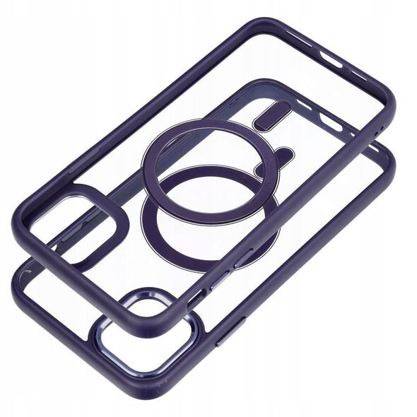 Futerał COLOR EDGE MAG COVER kompatybilny z MagSafe do IPHONE 11 Pro Max fioletowy