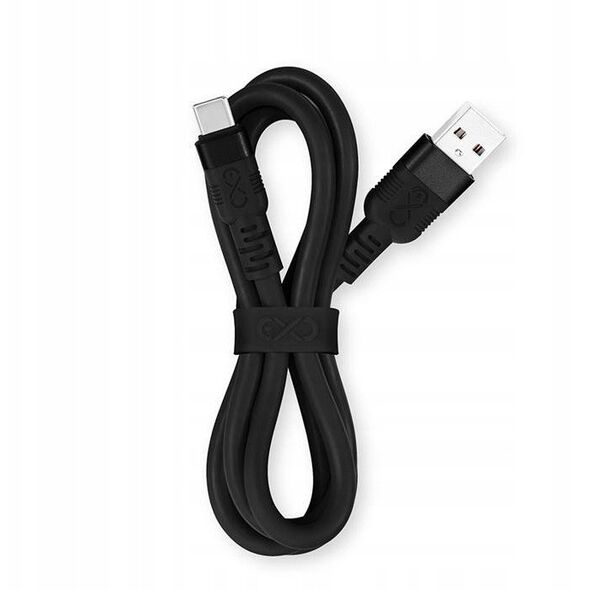 Kabel eXc Whippy Pro USB-A/USB-C 0,9m czarny - Gwarancja bezpieczeństwa. Proste raty. Bezpłatna wysyłka od 170 zł.
