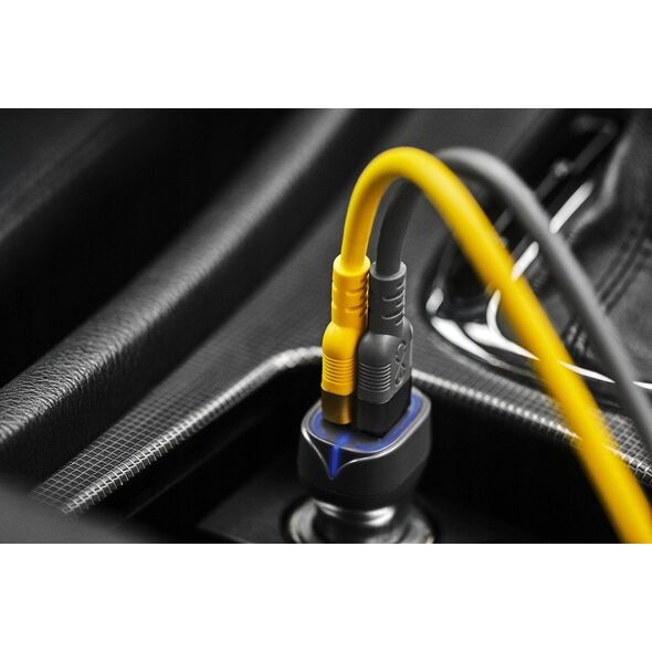 Kabel eXc Whippy Pro USB-A/USB-C 0,9m czarny - Gwarancja bezpieczeństwa. Proste raty. Bezpłatna wysyłka od 170 zł.