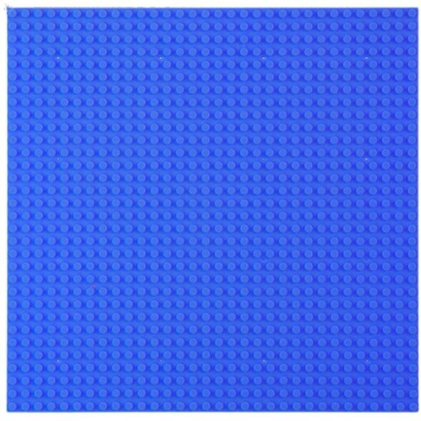 Płyta Plansza Konstrukcyjna Do Klocków Budowania Granatowa 25,5x25,5 cm LEAN TOYS