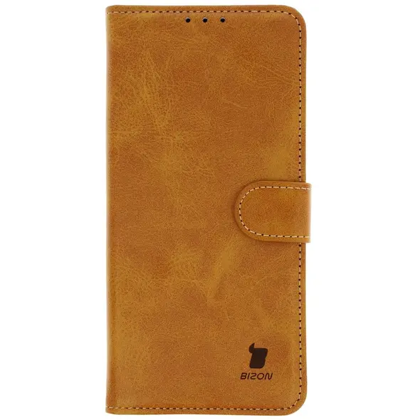 Etui z klapką Bizon Case Pocket do Xiaomi 14T Pro brązowe